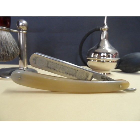  Wacker razor " JUBILAUM 1940-2015 " 5/8 black horn