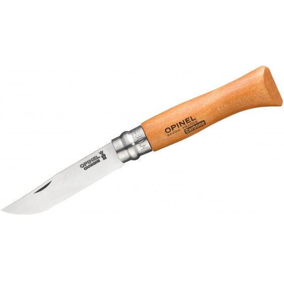 couteau OPINEL n°8 acier carbone virobloc