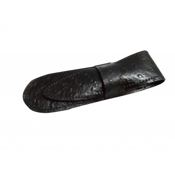 Razor leather case black