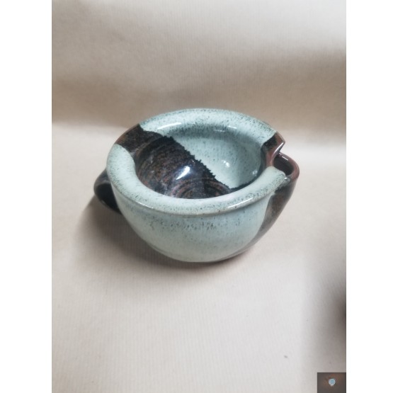 Handmade scuttle blue