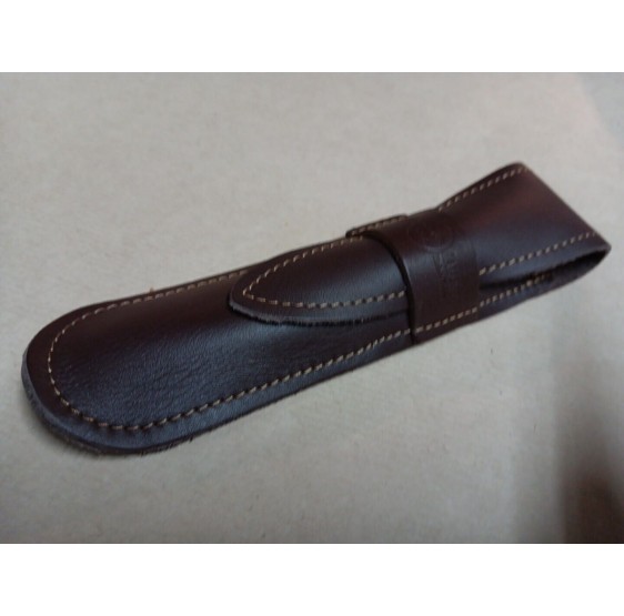 Razor leather case brown