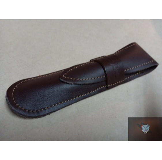Razor leather case brown