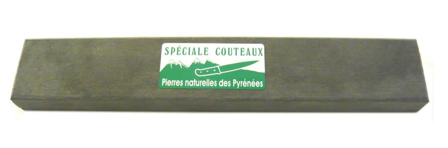 Pierre d'affûtage naturelle des Pyrénées